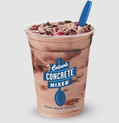 Chocolate Raspberry Concrete Mixer 